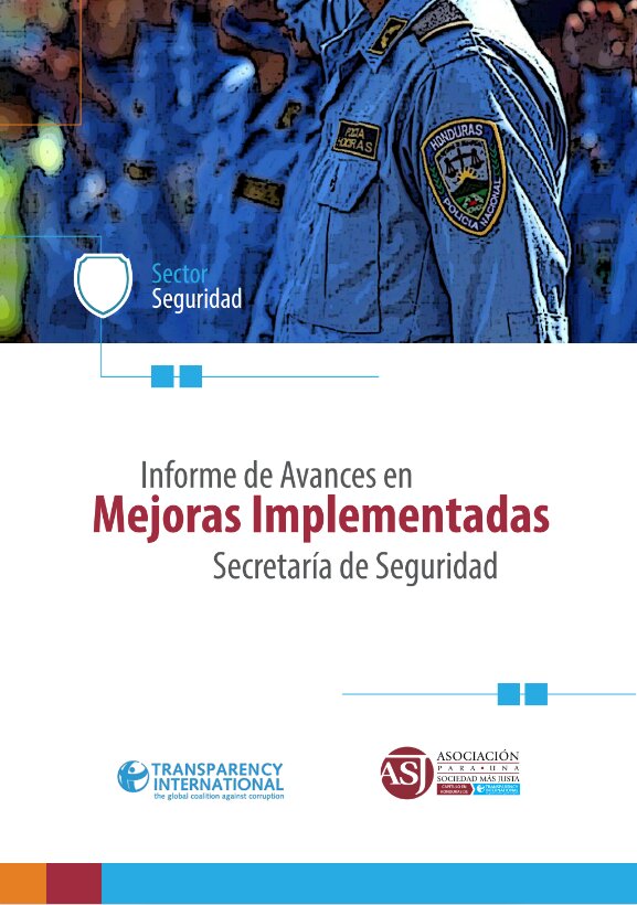 Informe de Avances en mejoras implementadas Secretaría de Seguridad