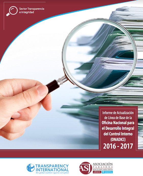 Informe de Actualización de Línea de Base de la Ofcina Nacional parael Desarrollo Integral del Control Interno (ONADICI) 2016 – 2017