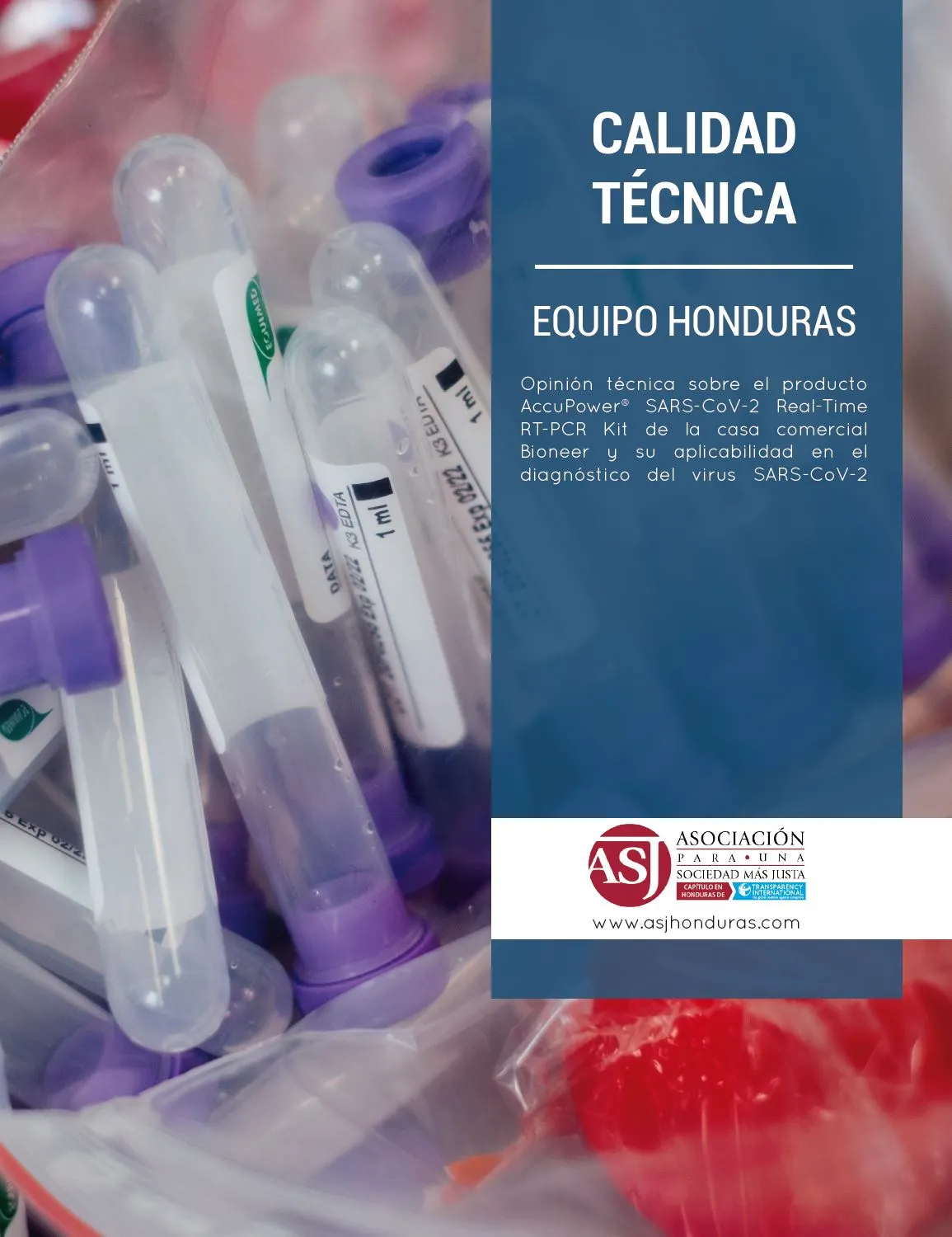 Análisis de calidad técnica – Equipo Honduras: Opinión técnica sobre el producto AccuPower SARS-CoV-2 Real-Time RT-PCR Kit de la casa comercial Bioneer y su aplicabilidad en el diagnóstico del virus SARS-CoV-2