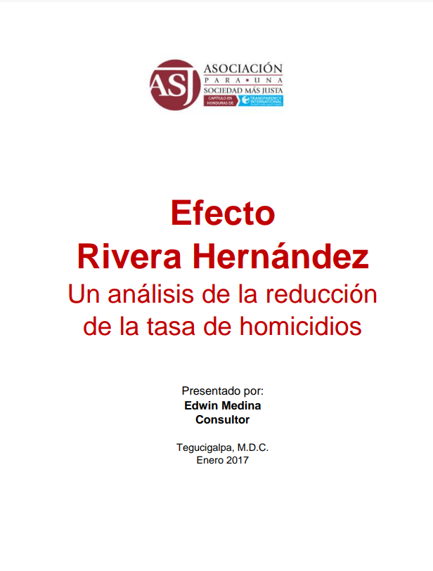 Efecto Rivera Hernández Un análisis de la reducción de la tasa de homicidios