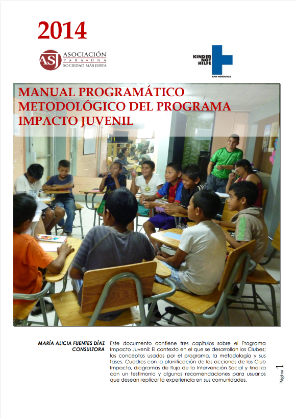 MANUAL PROGRAMÁTICO METODOLÓGICO DEL PROGRAMA IMPACTO JUVENIL