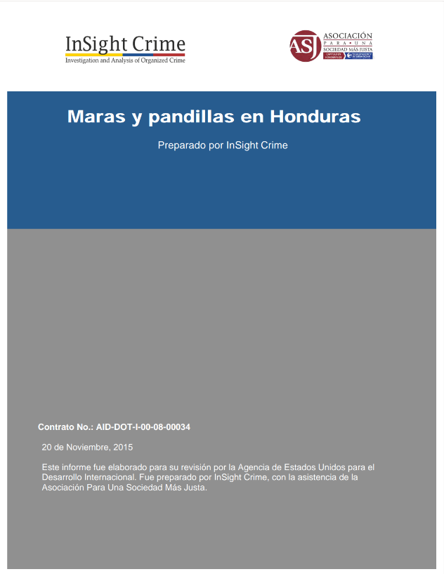 Maras y pandillas en Honduras: Preparado por InSight Crime