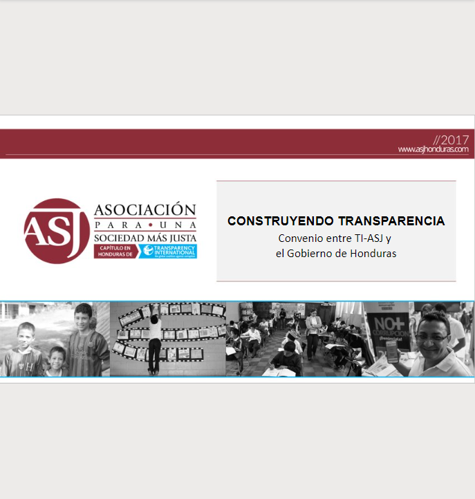 CONSTRUYENDO TRANSPARENCIA: Convenio entre TI-ASJ y el Gobierno de Honduras