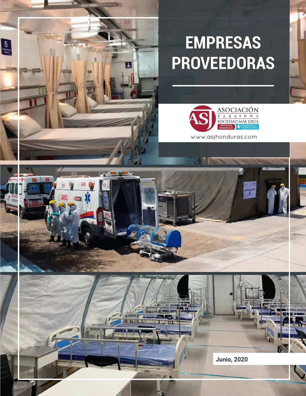 Empresas proveedoras – informe de empresas proveedoras y socios del proceso de compra de hospitales móviles para la emergencia por Covid-19