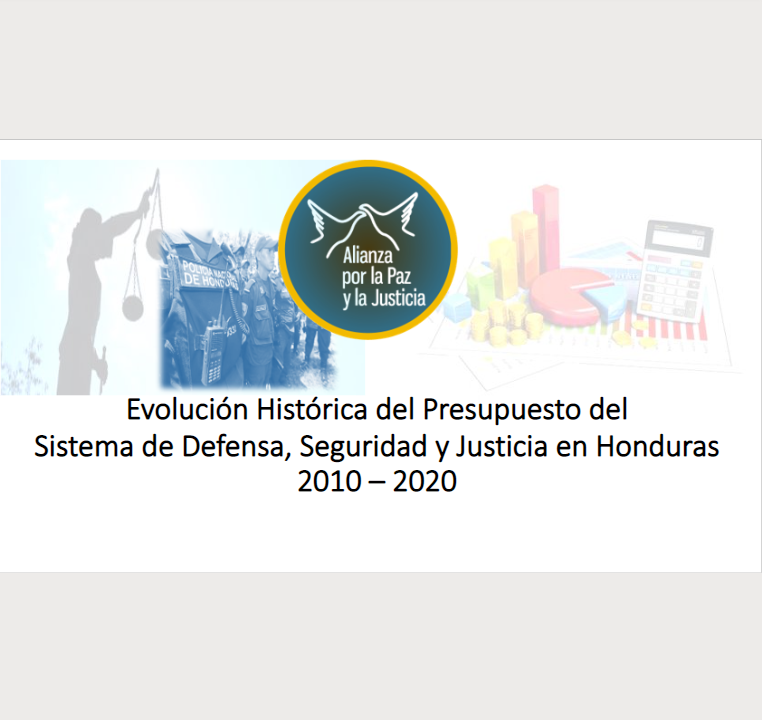 PPT: Evolución histórica del presupuesto del Sistema de Seguridad y Justicia 2010-2020