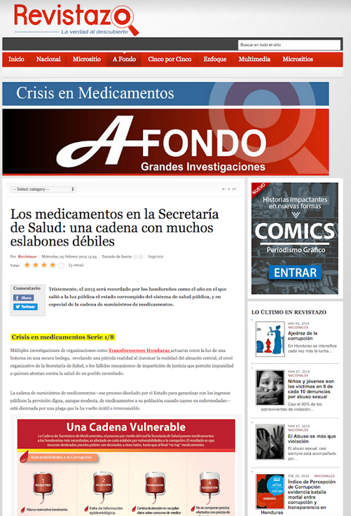 Los medicamentos en la Secretaría de Salud: una cadena con muchos eslabones débiles — Crisis en medicamentos Serie 1/8