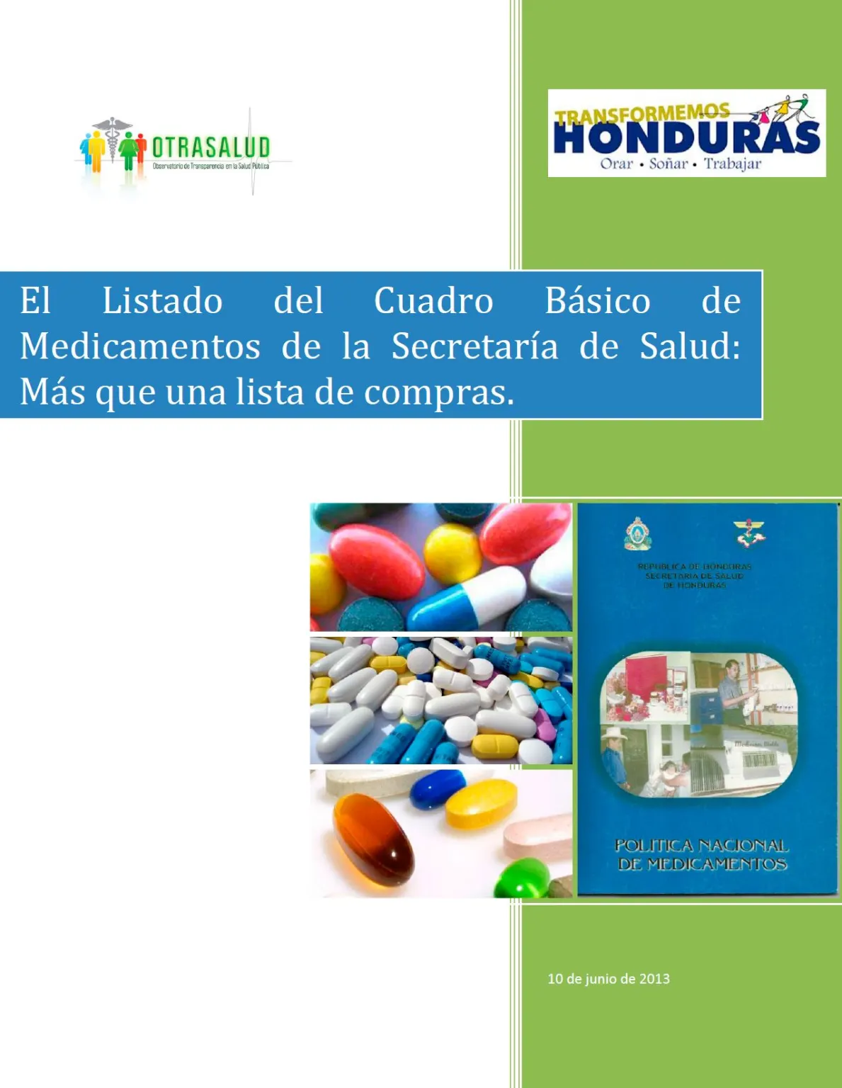 Listado del Cuadro Básico de Medicamentos de la Secretaría de Salud