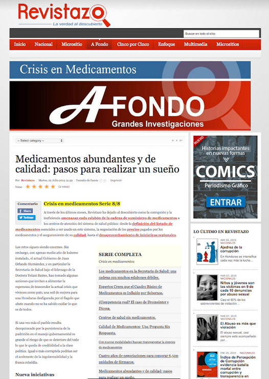 Medicamentos abundantes y de calidad: pasos para realizar un sueño — Crisis en medicamentos Serie 8/8