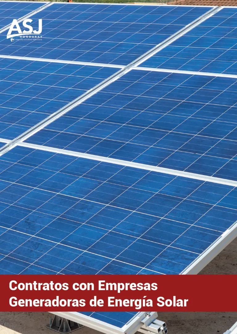 Contratos con empresas generadoras de energía solar