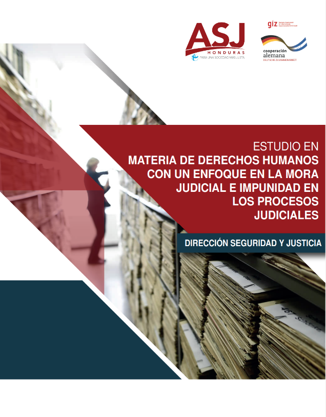 Resumen ejecutivo. ESTUDIO EN MATERIA DE DERECHOS HUMANOS CON UN ENFOQUE EN LA MORA JUDICIAL E IMPUNIDAD EN LOS PROCESOS JUDICIALESDIRECCIÓN