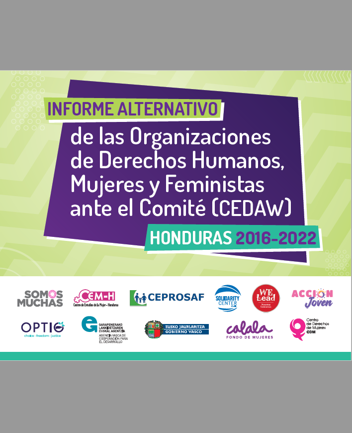Informe Alternativo de las Organizaciones de Derechos Humanos, Mujeres y Feministas ante el Comité (CEDAW). Honduras 2016-2022
