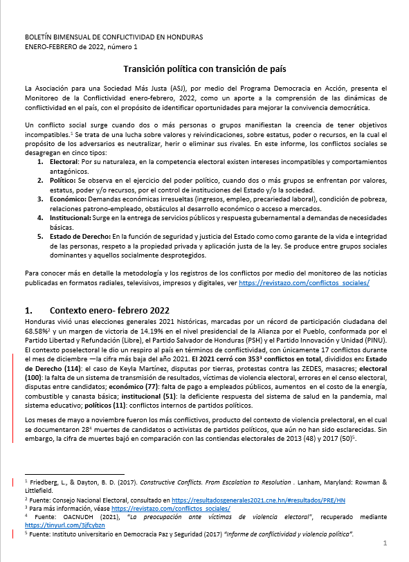 Transición política con transición de país