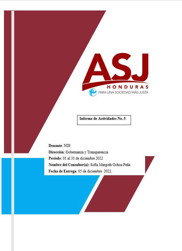 Informe de Actividades No. 5